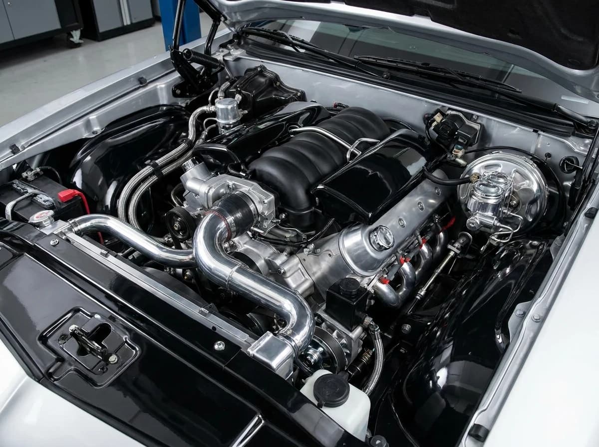 Engine bay detailing